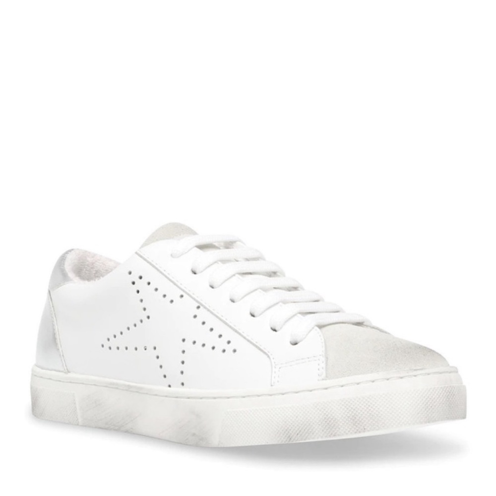 Steve Madden Rezza White Sneakers
